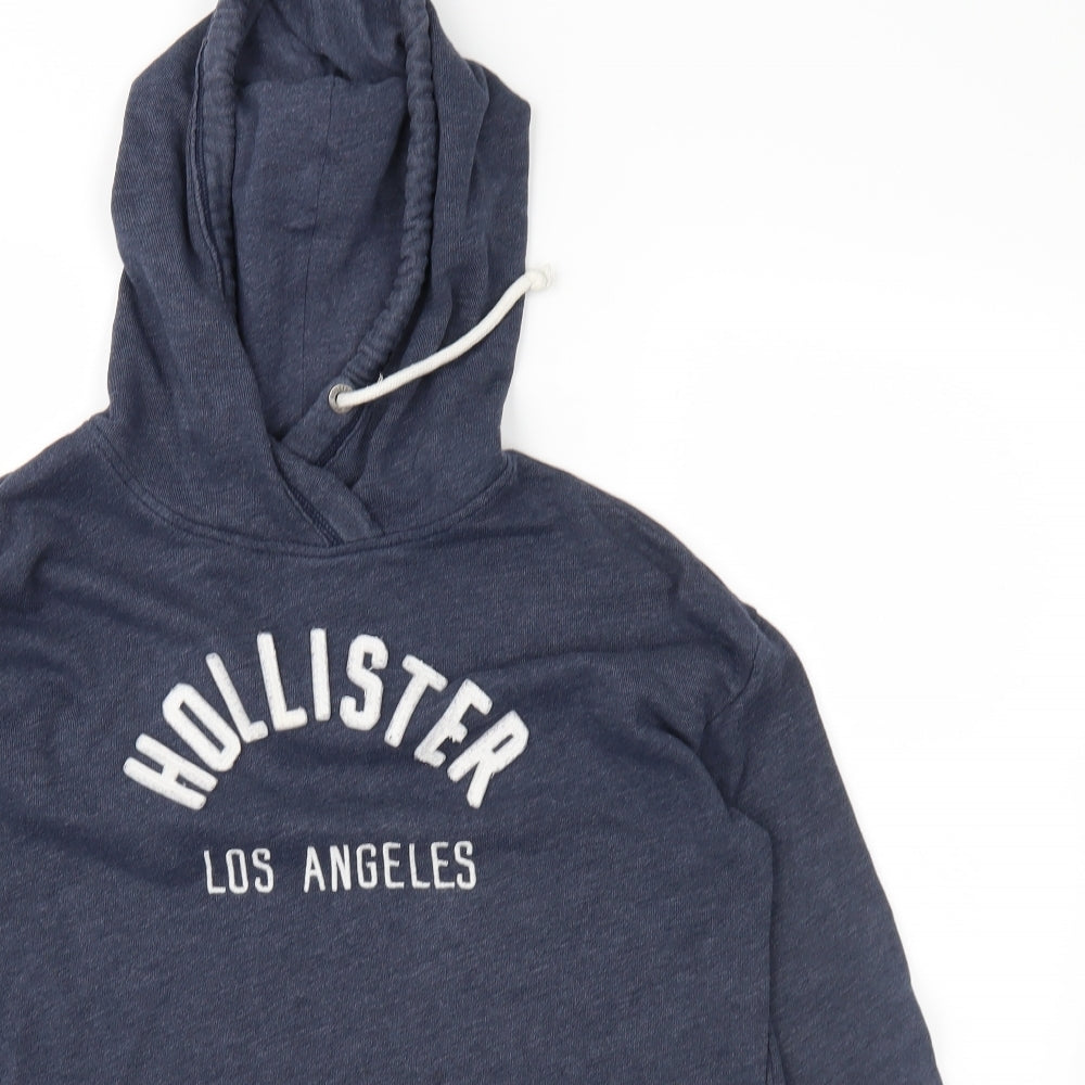 Hollister Womens Blue Pullover Hoodie Size M