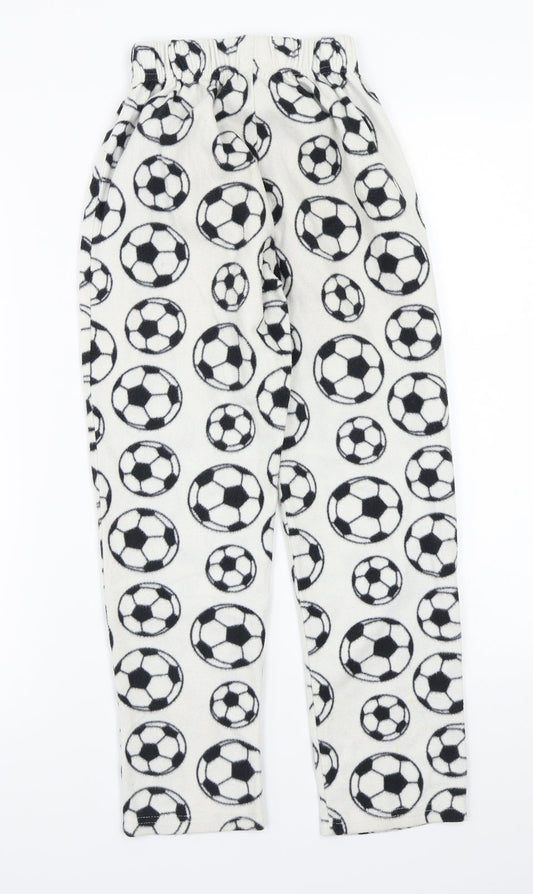 Collectioons Boys White Pyjama Pants Size 9-10 Years