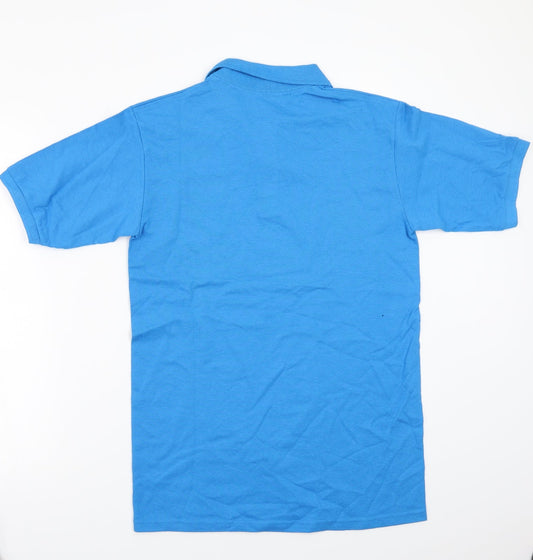 Preworn Mens Blue Polo Size S - Cancun mexico