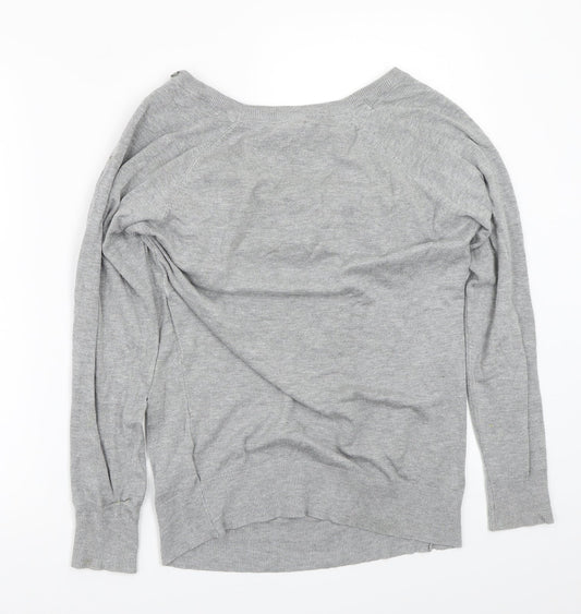 ESMARA Womens Grey Pullover Jumper Size M