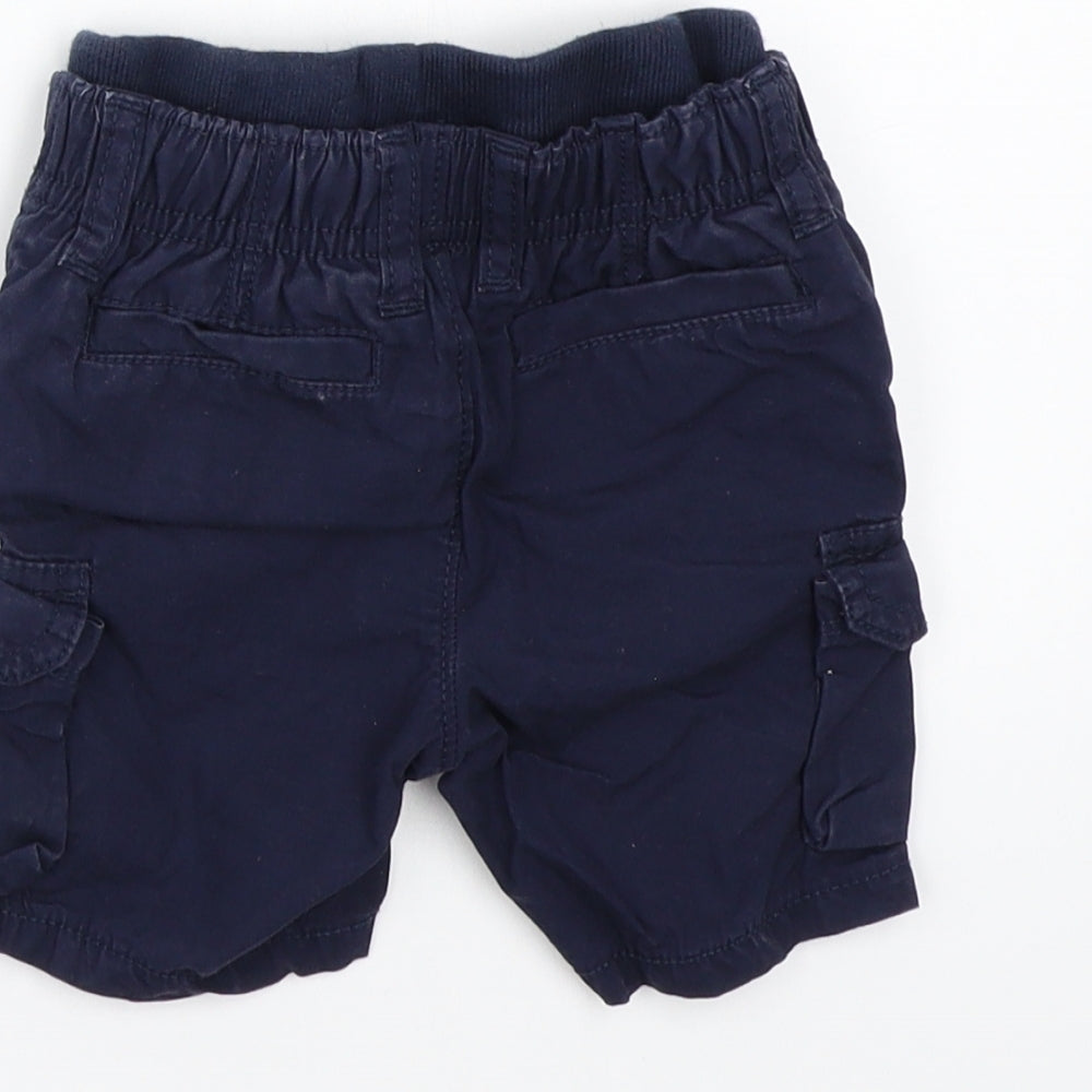 Gap Boys Blue Cargo Trousers Size 6-9 Months