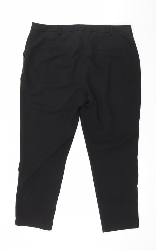 Dorothy Perkins Womens Black Trousers Size 14 L24 in