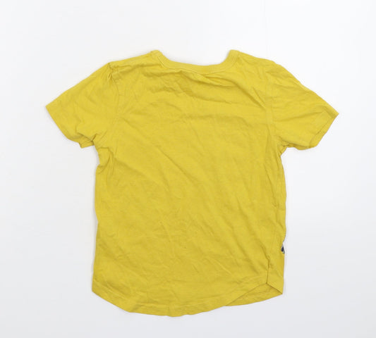 George Boys Yellow Basic T-Shirt Size 4-5 Years