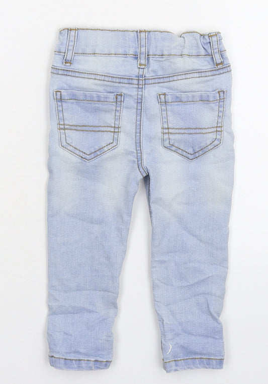 Denim & Co. Baby Blue Denim Capri Jeans Size 9-12 Months