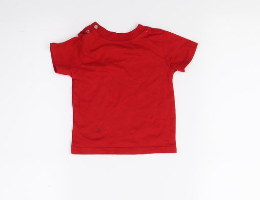 Primark Boys Red Basic T-Shirt Size 3-6 Months - Mamma's Boy