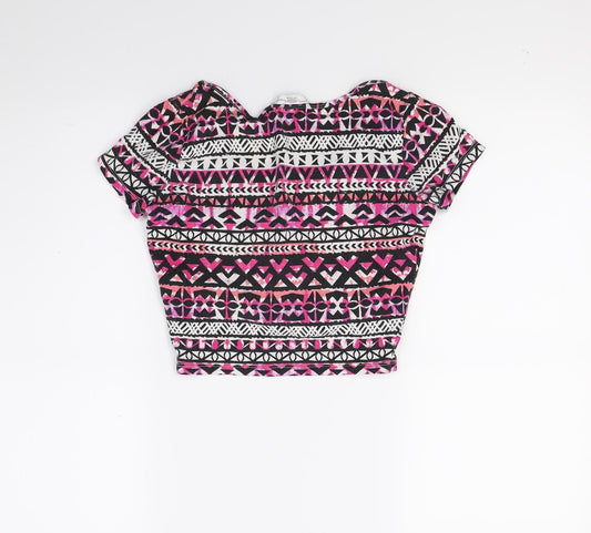 New Look Womens Pink Basic T-Shirt Size 8