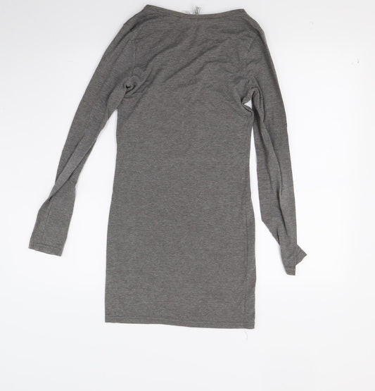 Divided Womens Grey Jumper Dress Size XS