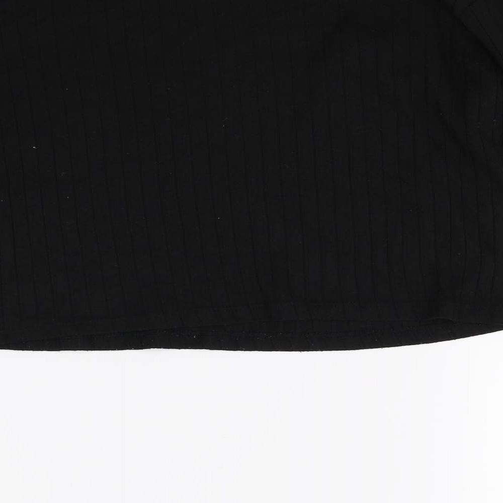 Primark Girls Black Jersey Pullover Jumper Size 13 Years