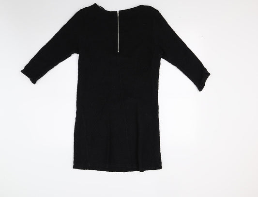 George Womens Black A-Line Size 12