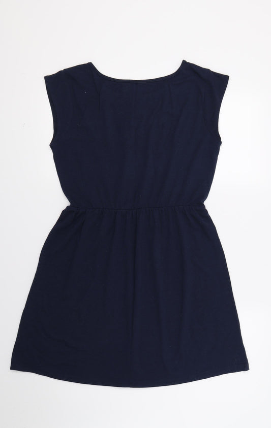 Jasmine Womens Blue A-Line Size 10