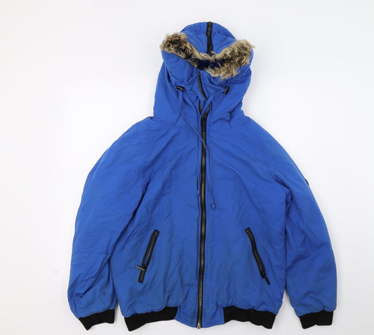 Frenchurch Mens Blue Jacket Coat Size XS