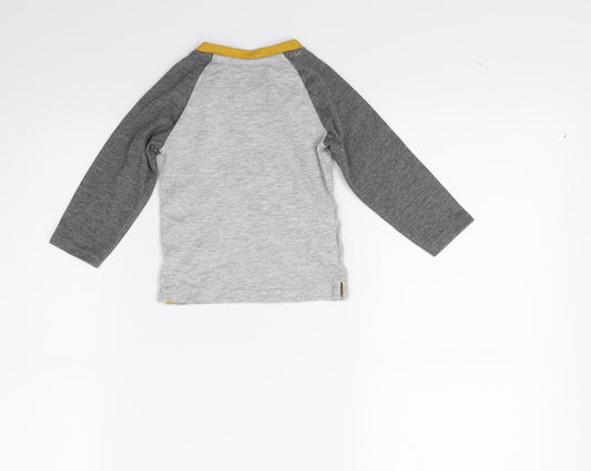 TU Baby Grey Pullover Jumper Size 6-9 Months - I have super powers