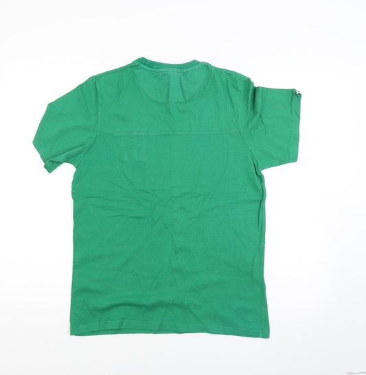 Bellfield Boys Green Basic T-Shirt Size 13 Years