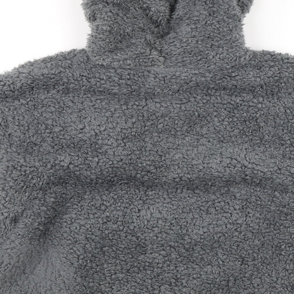 Dunelm Womens Grey Pullover Hoodie Size L