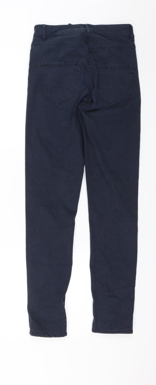 Divided Womens Blue Denim Skinny Jeans Size 6 L26 in