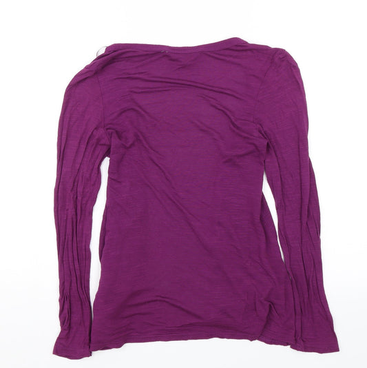 New Look Womens Purple Shrug Jumper Size 10