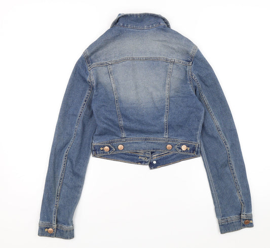 Divided Womens Blue Jacket Size 6