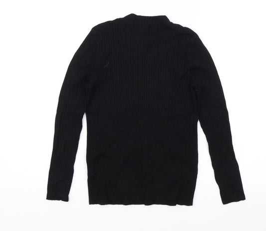 Candy Couture Womens Black Pullover Jumper Size 12