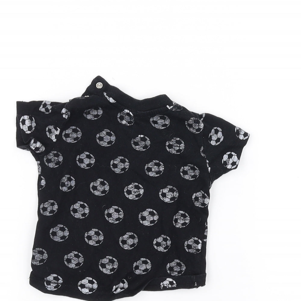 Primark Baby Black Basic T-Shirt Size 3-6 Months