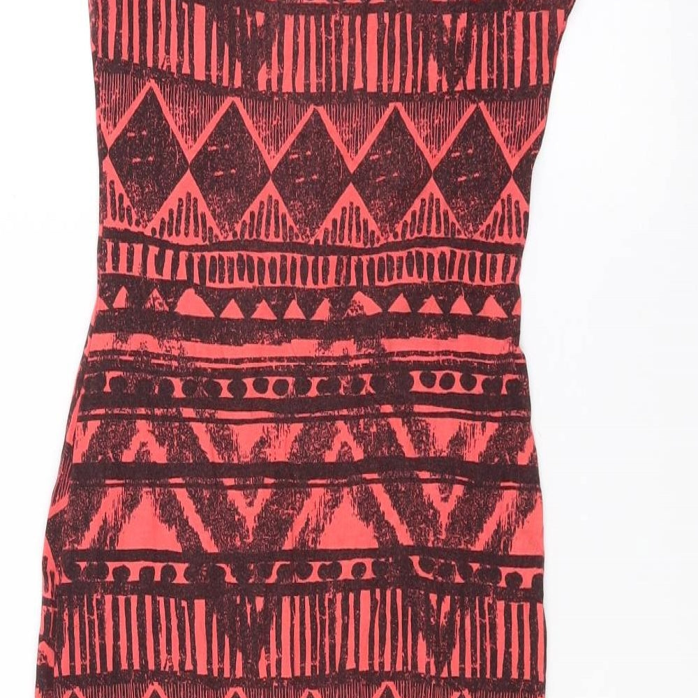 New Look Womens Red Pencil Dress Size 10