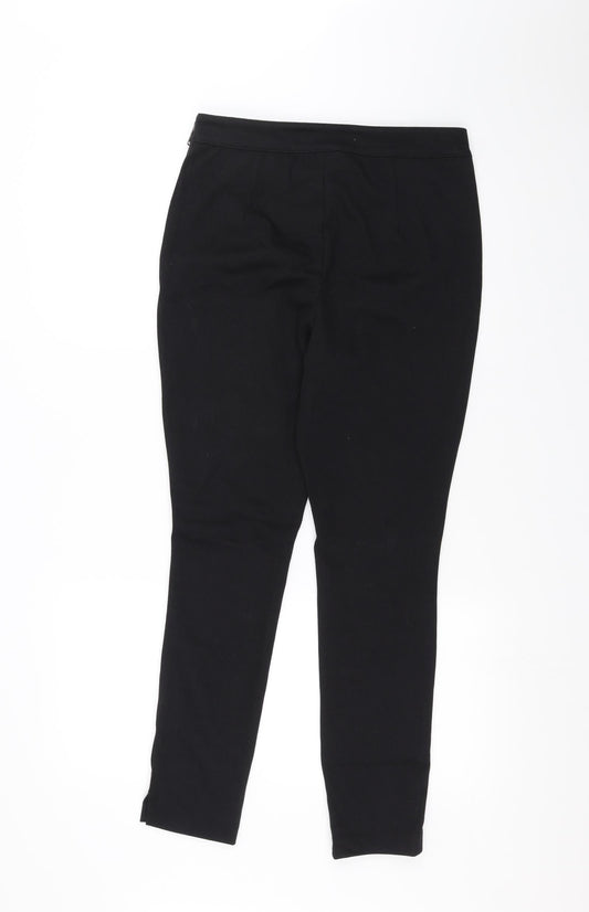 NEXT Womens Black Trousers Size 10 L26 in