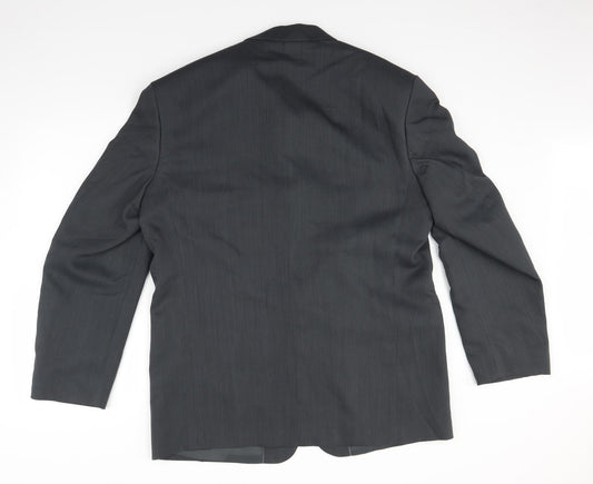 Armando Mens Grey Jacket Suit Jacket Size 42