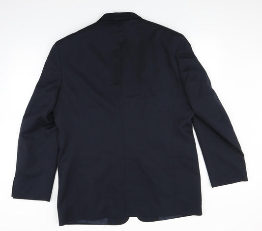 SAVATINI Mens Blue Jacket Suit Jacket Size 42