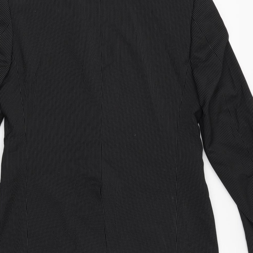 Method Mens Black Striped Jacket Blazer Size 38