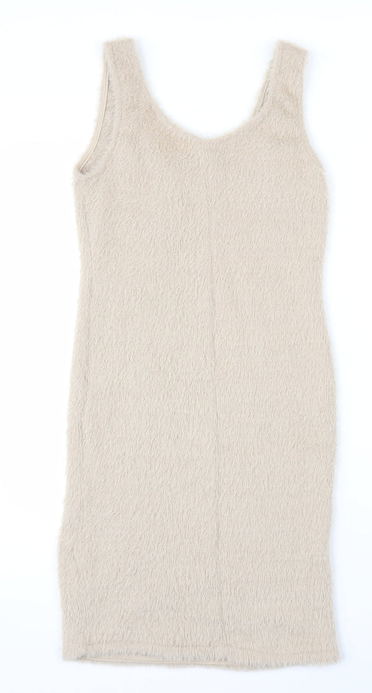 ASOS Womens Beige A-Line Size S
