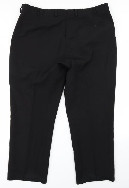 Jack Reid Womens Black Dress Pants Trousers Size 42 L28 in