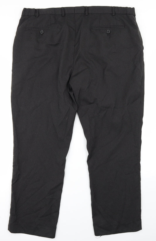 Taylor Wright Womens Black Trousers Size 40 L28 in