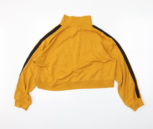 H&M Womens Yellow Pullover Jumper Size M