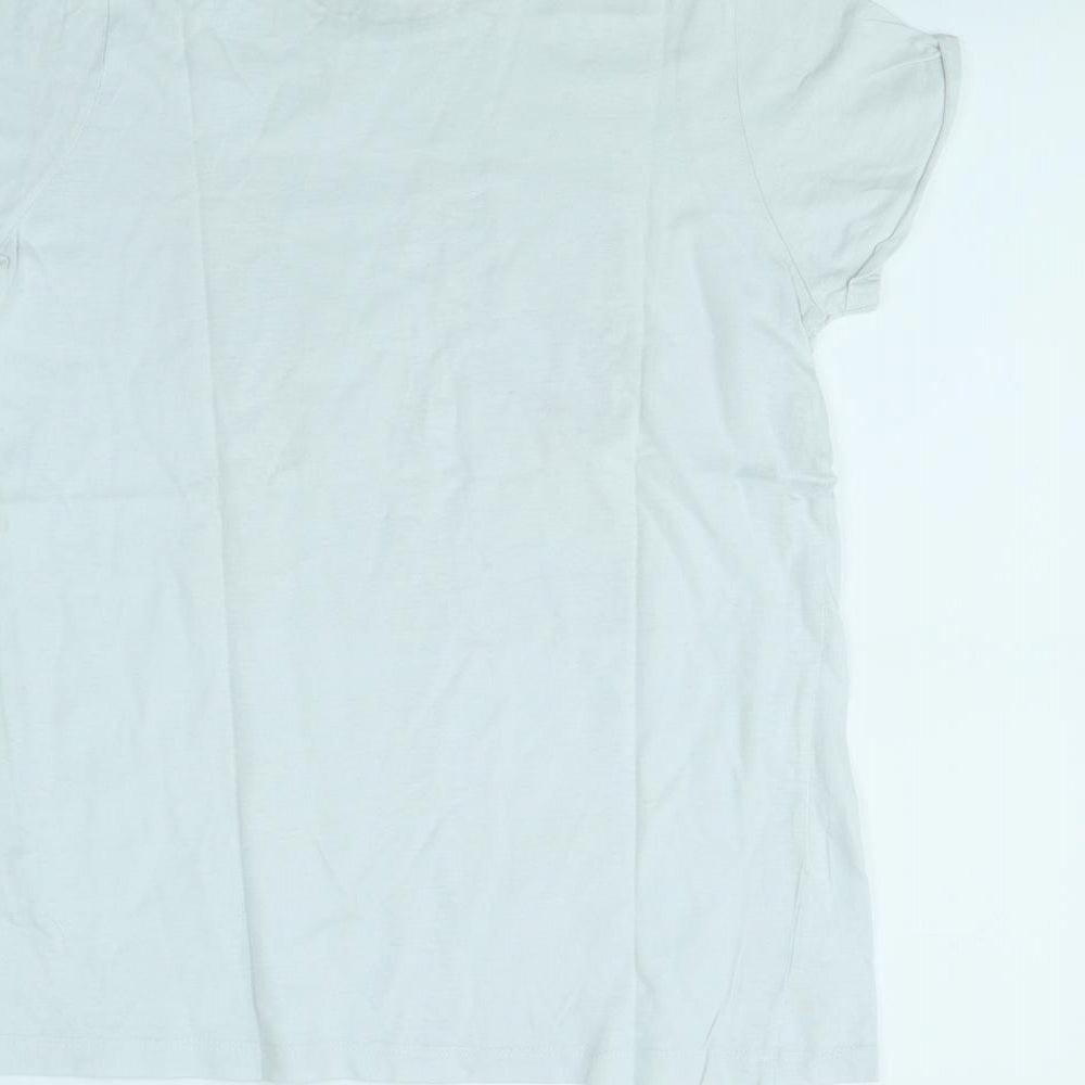 YD Girls White Basic T-Shirt Size 12 Years