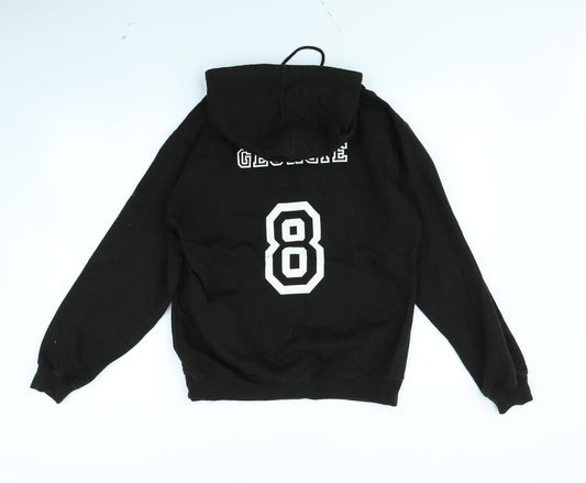 AWD Mens Black Pullover Hoodie Size S - Georgie name on back