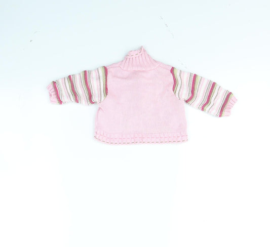 Preworn Girls Pink Jacket Size 0-3 Months