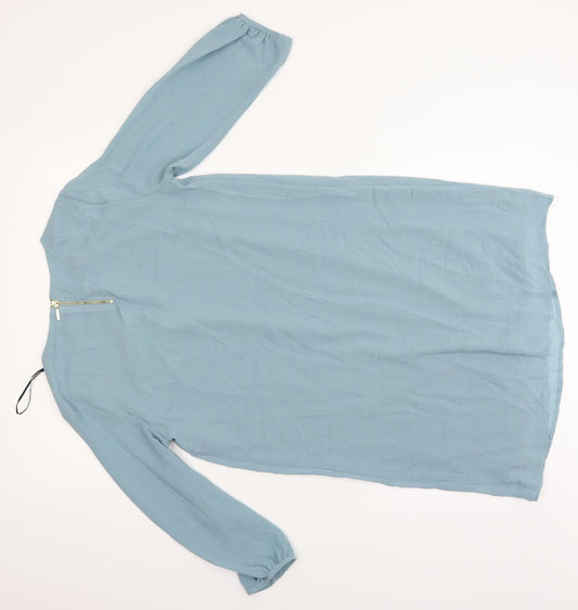 H&M Womens Blue A-Line Size 6