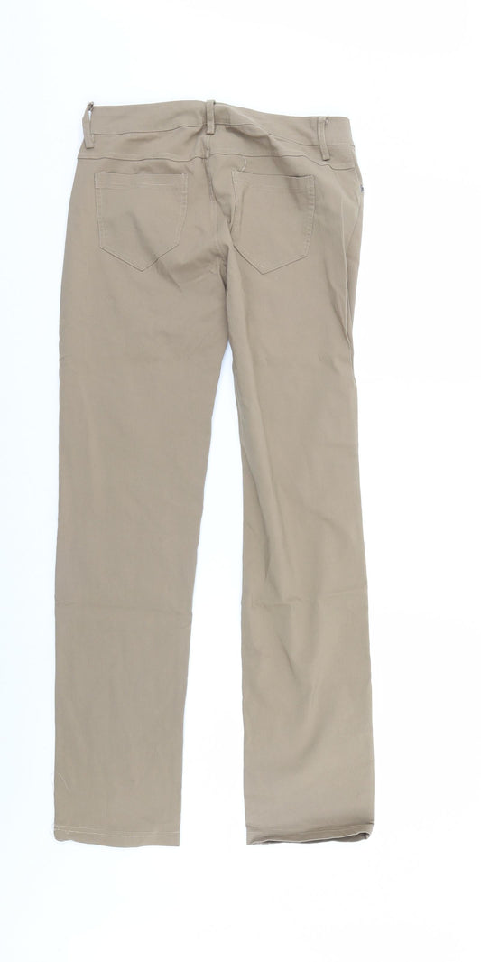 Cooligo Womens Beige Trousers Size L L30 in