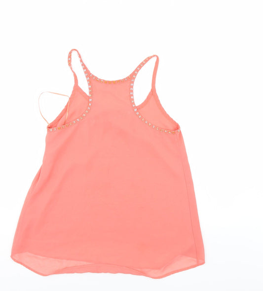 Be beau Womens Pink Basic Blouse Size 10