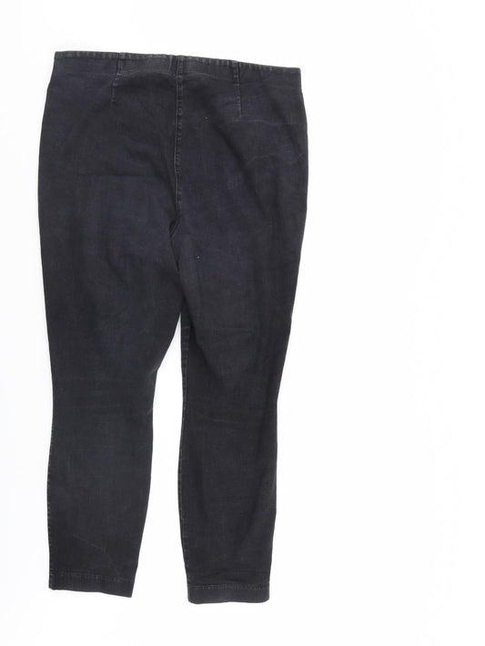 Preworn Womens Black Jegging Jeans Size 34 in L26 in
