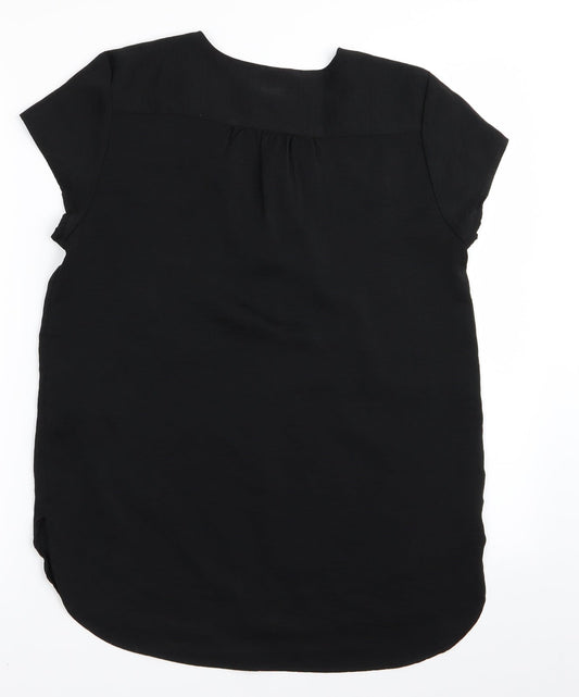 H&M Womens Black Basic T-Shirt Size 4