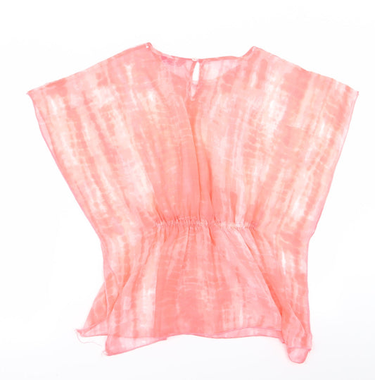 yd Girls Pink Basic Blouse Size 8 Years