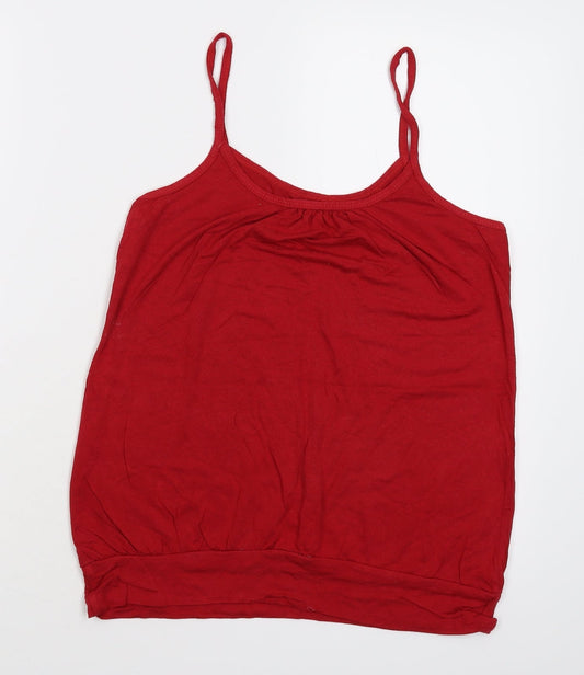 Preworn Womens Red Basic Tank Size M