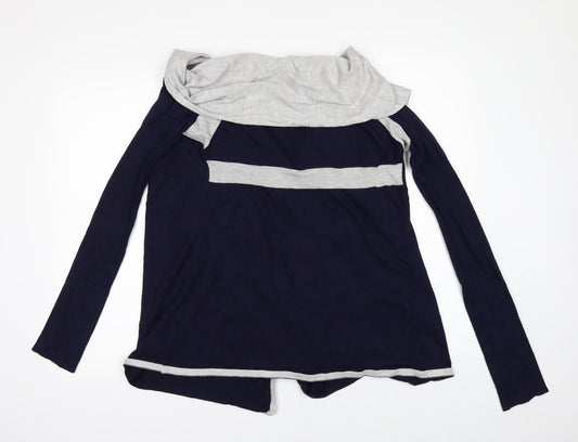 gin Womens Blue Cardigan Jumper Size M