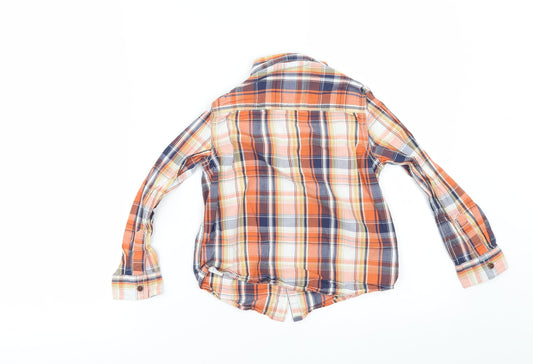 NEXT Boys Multicoloured Check Basic Button-Up Size 5 Years