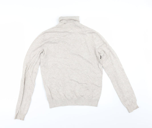 H&M Womens Beige Pullover Jumper Size XS