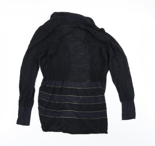 Per Una Womens Blue Cardigan Jumper Size 12