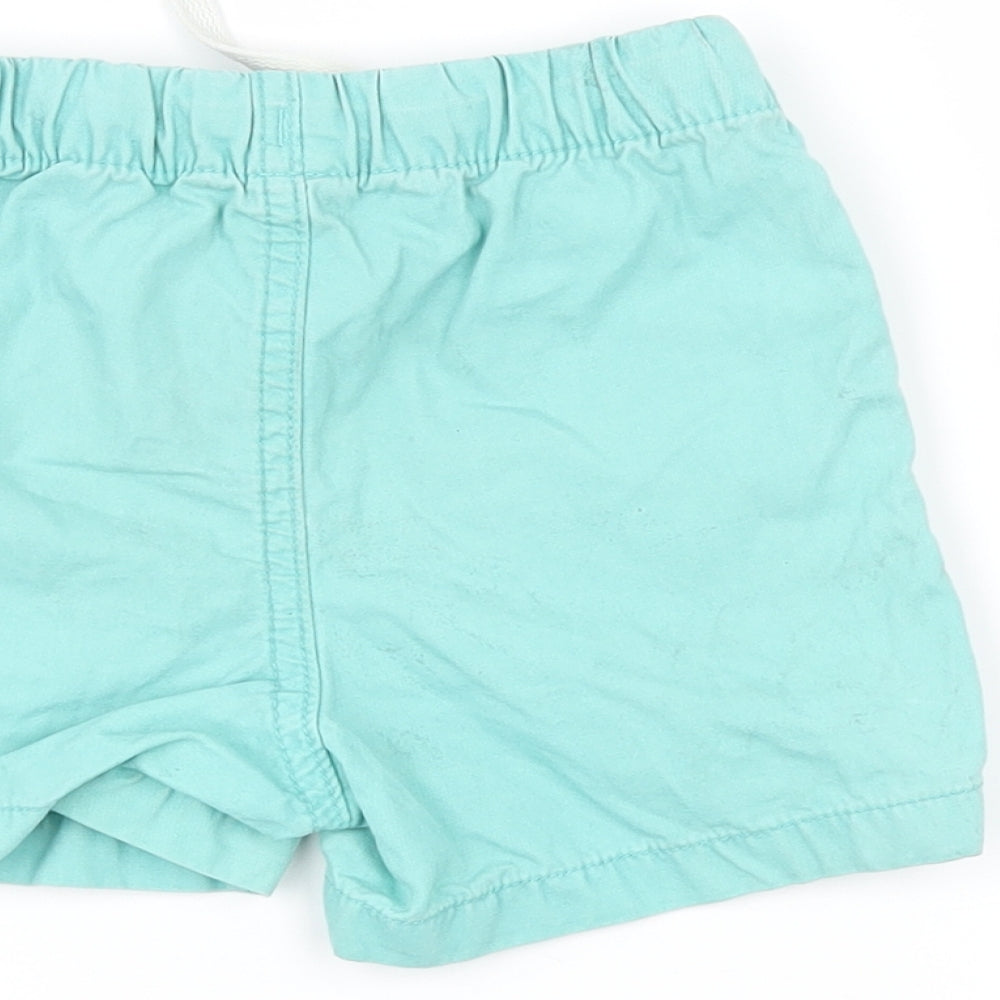 Gap Baby Green Denim Cropped Trousers Size 12-18 Months