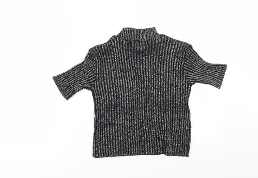 embrace Girls Black Pullover Jumper Size 11-12 Years