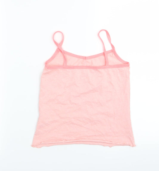 Asda George Girls Pink Solid Top Pyjama Top Size 8-9 Years