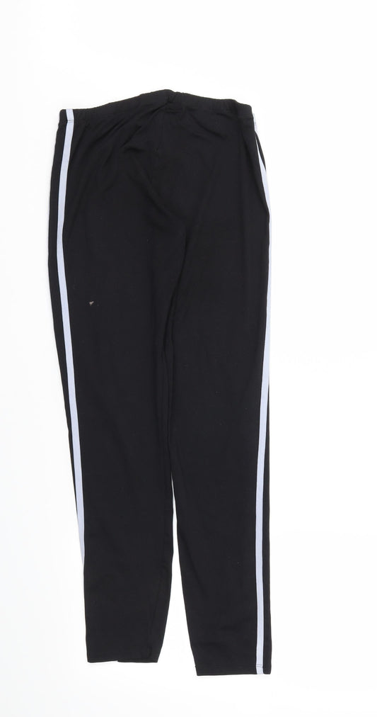 Brave Soul Girls Black Jogger Trousers Size L
